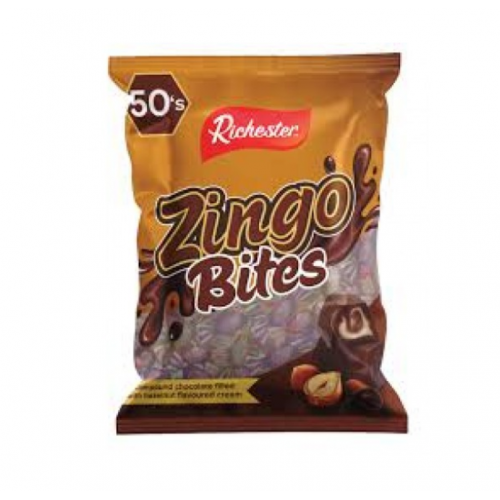 ZINGO BITES CHOC 50'S ZINGO BITES CHOC 50'S